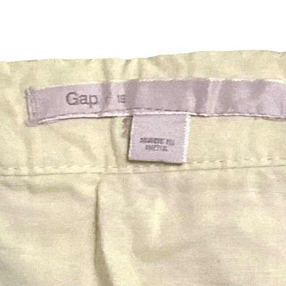 Gap Beige Netted Mini Skirt with Lining 100% Cotton Sz Lg - Picture 5 of 8